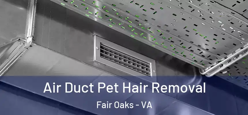 Air Duct Pet Hair Removal Fair Oaks - VA